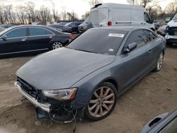Salvage cars for sale at Baltimore, MD auction: 2014 Audi A5 Premium Plus