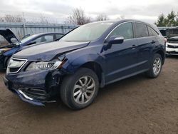 Salvage cars for sale at Bowmanville, ON auction: 2017 Acura RDX Technology