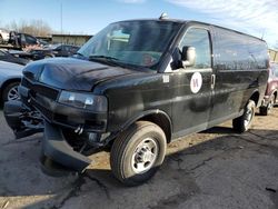 Chevrolet Express salvage cars for sale: 2022 Chevrolet Express G2500