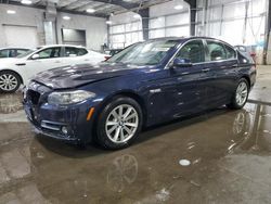 Salvage cars for sale from Copart Ham Lake, MN: 2015 BMW 528 XI