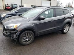 Salvage cars for sale at Woodburn, OR auction: 2018 Ford Escape SE