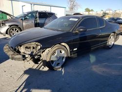 Salvage cars for sale at Tulsa, OK auction: 2006 Chevrolet Monte Carlo SS