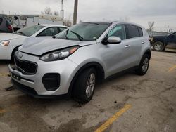 KIA Sportage salvage cars for sale: 2017 KIA Sportage LX