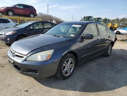 Honda Accord Vehiculos salvage en venta: 2007 Honda Accord SE