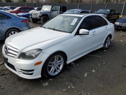 Salvage cars for sale at Waldorf, MD auction: 2013 Mercedes-Benz C 300 4matic