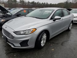 Ford Fusion SE salvage cars for sale: 2019 Ford Fusion SE