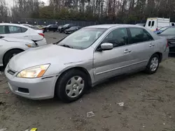 2007 Honda Accord LX en venta en Waldorf, MD