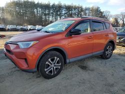 Salvage cars for sale at North Billerica, MA auction: 2016 Toyota Rav4 LE