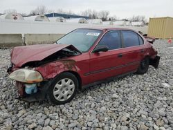 Honda salvage cars for sale: 1998 Honda Civic LX