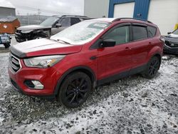 Vehiculos salvage en venta de Copart Elmsdale, NS: 2018 Ford Escape SE
