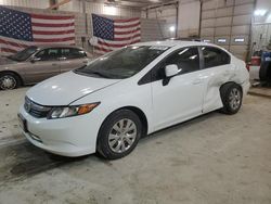 Honda salvage cars for sale: 2012 Honda Civic LX