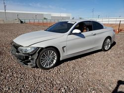 Salvage cars for sale from Copart Phoenix, AZ: 2015 BMW 435 I