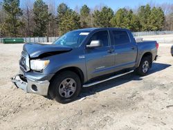 Salvage cars for sale at Gainesville, GA auction: 2010 Toyota Tundra Crewmax SR5