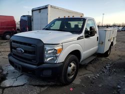 Salvage trucks for sale at Woodhaven, MI auction: 2012 Ford F350 Super Duty