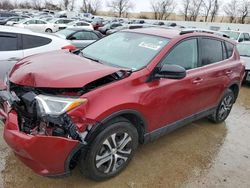 Toyota salvage cars for sale: 2018 Toyota Rav4 LE