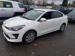 KIA Rio LX salvage cars for sale: 2021 KIA Rio LX