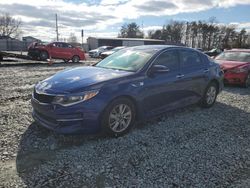 KIA Optima LX salvage cars for sale: 2018 KIA Optima LX