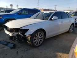 Salvage cars for sale at Chicago Heights, IL auction: 2015 Audi A6 Premium Plus