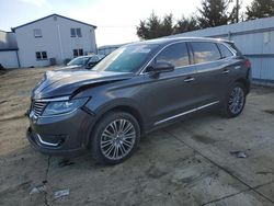 Salvage cars for sale from Copart Windsor, NJ: 2017 Lincoln MKX Reserve