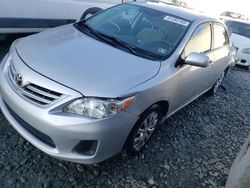 Salvage cars for sale from Copart Windsor, NJ: 2013 Toyota Corolla Base