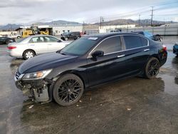 Honda Accord Sport salvage cars for sale: 2015 Honda Accord Sport