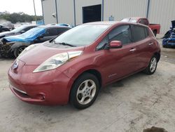 Salvage cars for sale at Apopka, FL auction: 2013 Nissan Leaf S