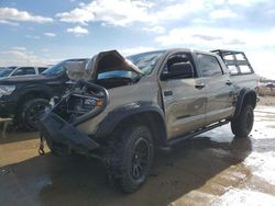 Salvage cars for sale at Grand Prairie, TX auction: 2019 Toyota Tundra Crewmax SR5