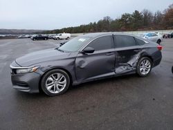 Salvage cars for sale at Brookhaven, NY auction: 2019 Honda Accord LX