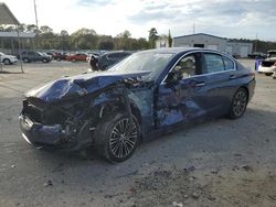 Salvage cars for sale at Savannah, GA auction: 2017 BMW 530 I