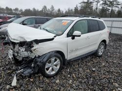 Salvage cars for sale from Copart Windham, ME: 2016 Subaru Forester 2.5I Premium
