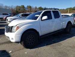 Salvage trucks for sale at Exeter, RI auction: 2008 Nissan Frontier Crew Cab LE