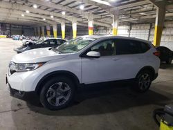 Salvage cars for sale from Copart Woodburn, OR: 2019 Honda CR-V EX