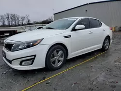 KIA Optima LX salvage cars for sale: 2015 KIA Optima LX