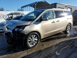 KIA salvage cars for sale: 2015 KIA Sedona LX