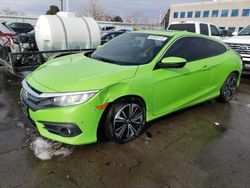 Honda salvage cars for sale: 2016 Honda Civic EX