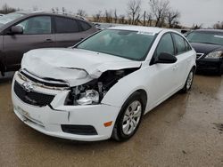 Chevrolet Cruze ls salvage cars for sale: 2014 Chevrolet Cruze LS