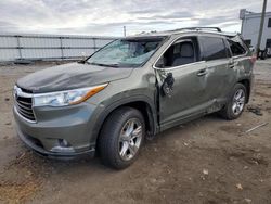 Toyota Highlander salvage cars for sale: 2015 Toyota Highlander Limited