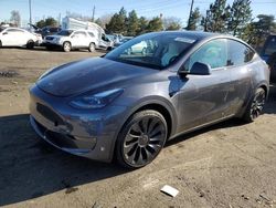 Salvage cars for sale at Denver, CO auction: 2023 Tesla Model Y