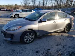 Salvage cars for sale at Candia, NH auction: 2012 Mazda 3 I