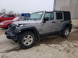 Jeep Wrangler salvage cars for sale: 2014 Jeep Wrangler Unlimited Sport