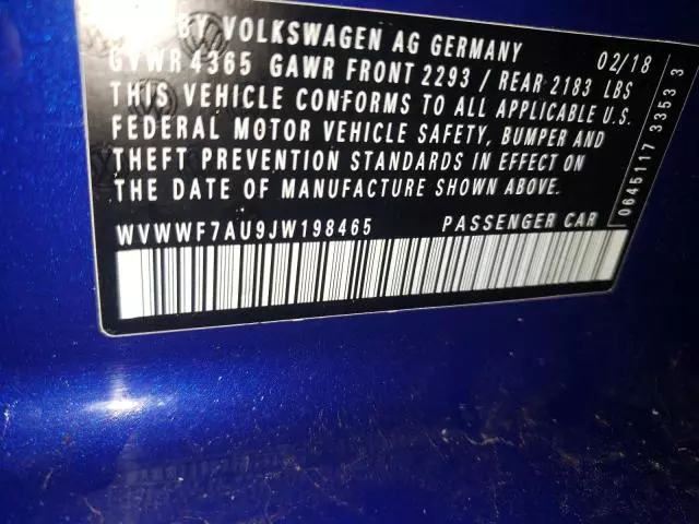 2018 Volkswagen Golf R