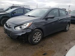 Salvage cars for sale at Chicago Heights, IL auction: 2012 Hyundai Accent GLS