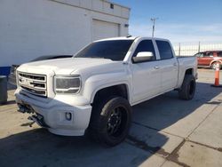 Salvage cars for sale from Copart Farr West, UT: 2015 GMC Sierra K1500 SLE