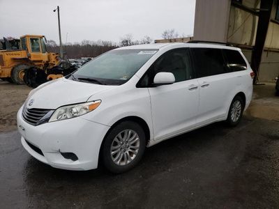 Salvage cars for sale from Copart Glassboro, NJ: 2012 Toyota Sienna XLE