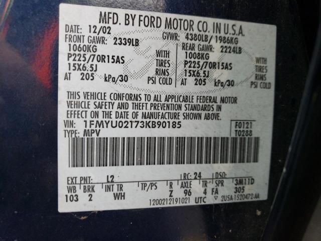 2003 Ford Escape XLS