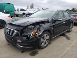 Salvage cars for sale from Copart Vallejo, CA: 2016 Hyundai Sonata PLUG-IN Hybrid