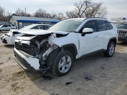Salvage cars for sale at Wichita, KS auction: 2019 Toyota Rav4 XLE