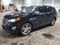 Salvage cars for sale at Ham Lake, MN auction: 2018 Chevrolet Equinox Premier