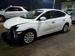 Salvage cars for sale at Woodhaven, MI auction: 2017 Nissan Sentra S