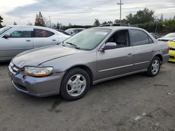 Salvage cars for sale from Copart San Martin, CA: 2000 Honda Accord EX